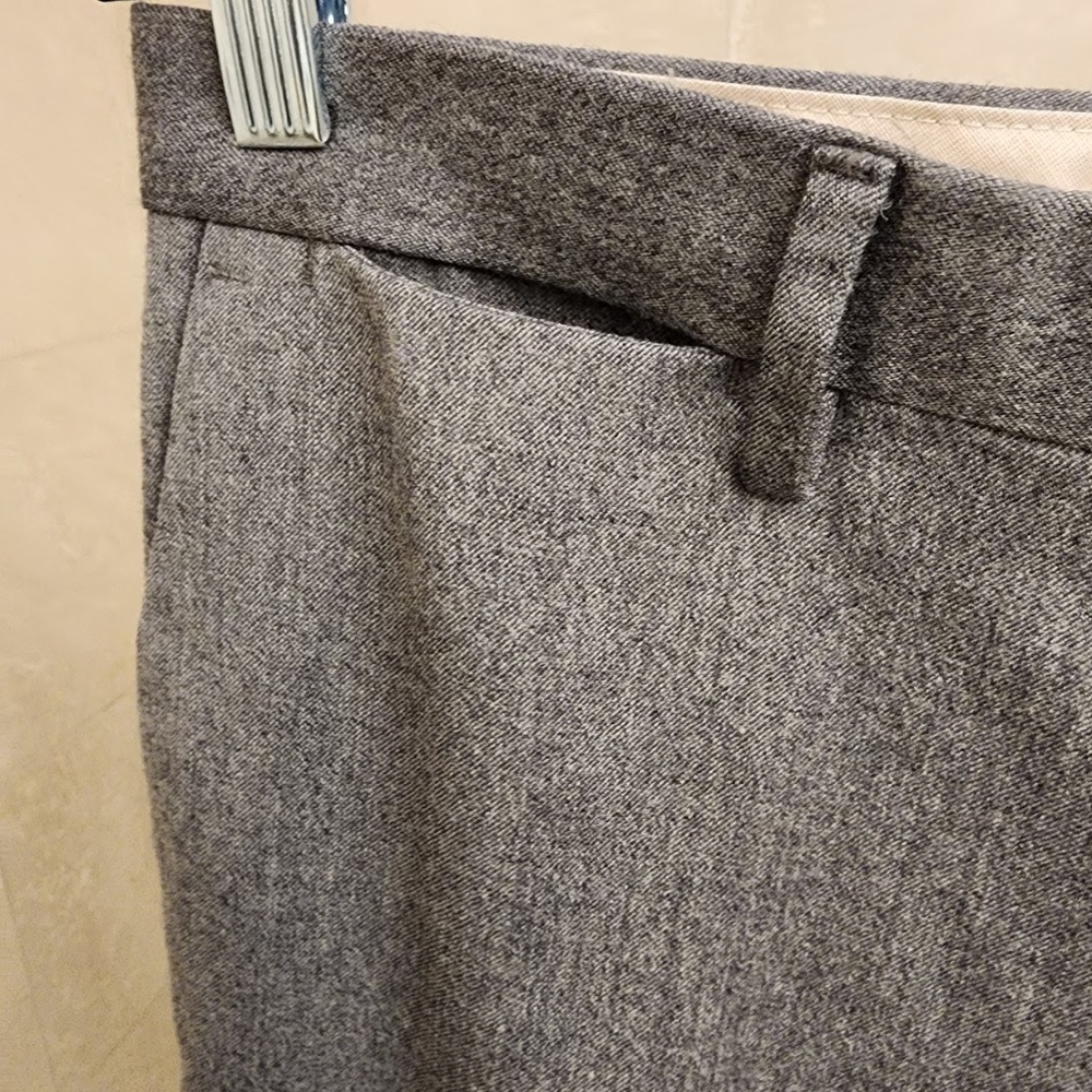 Banana Republic Wool Grey Trousers 32 - Picture 3 of 7